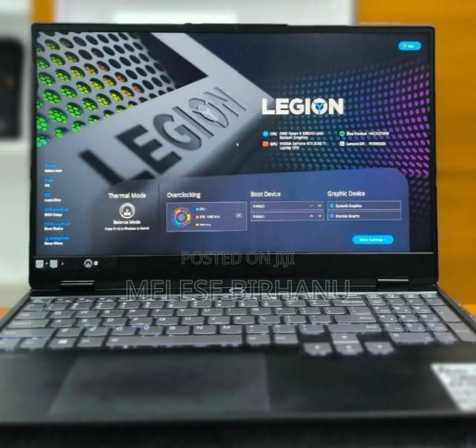 New Lenovo Legion Y7000P IRX9 Gaming Laptop 16GB AMD Ryzen 9 SSD 512GB