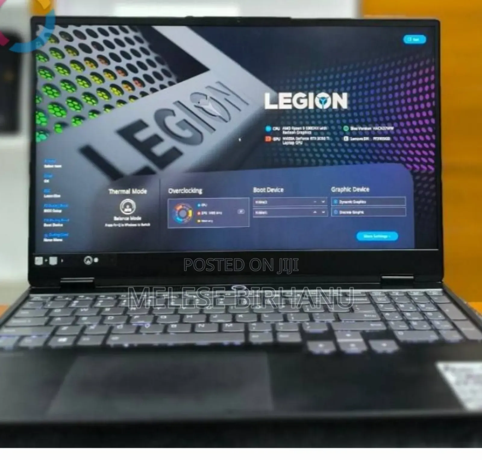 New Lenovo Legion Y7000P IRX9 Gaming Laptop 16GB AMD Ryzen 9 SSD 512GB