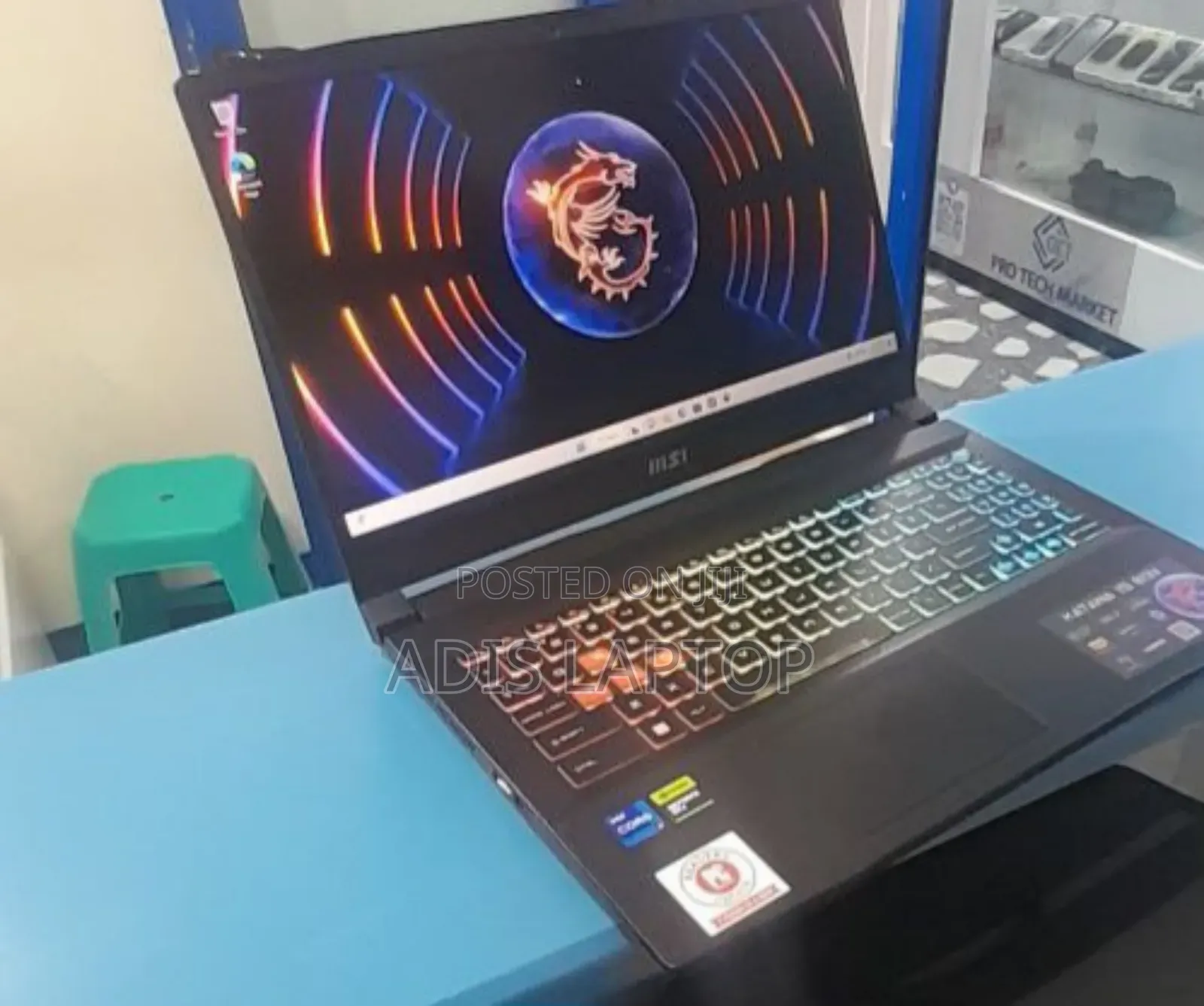 New Laptop MSI Katana GF66 16GB Intel Core I7 SSD 1T