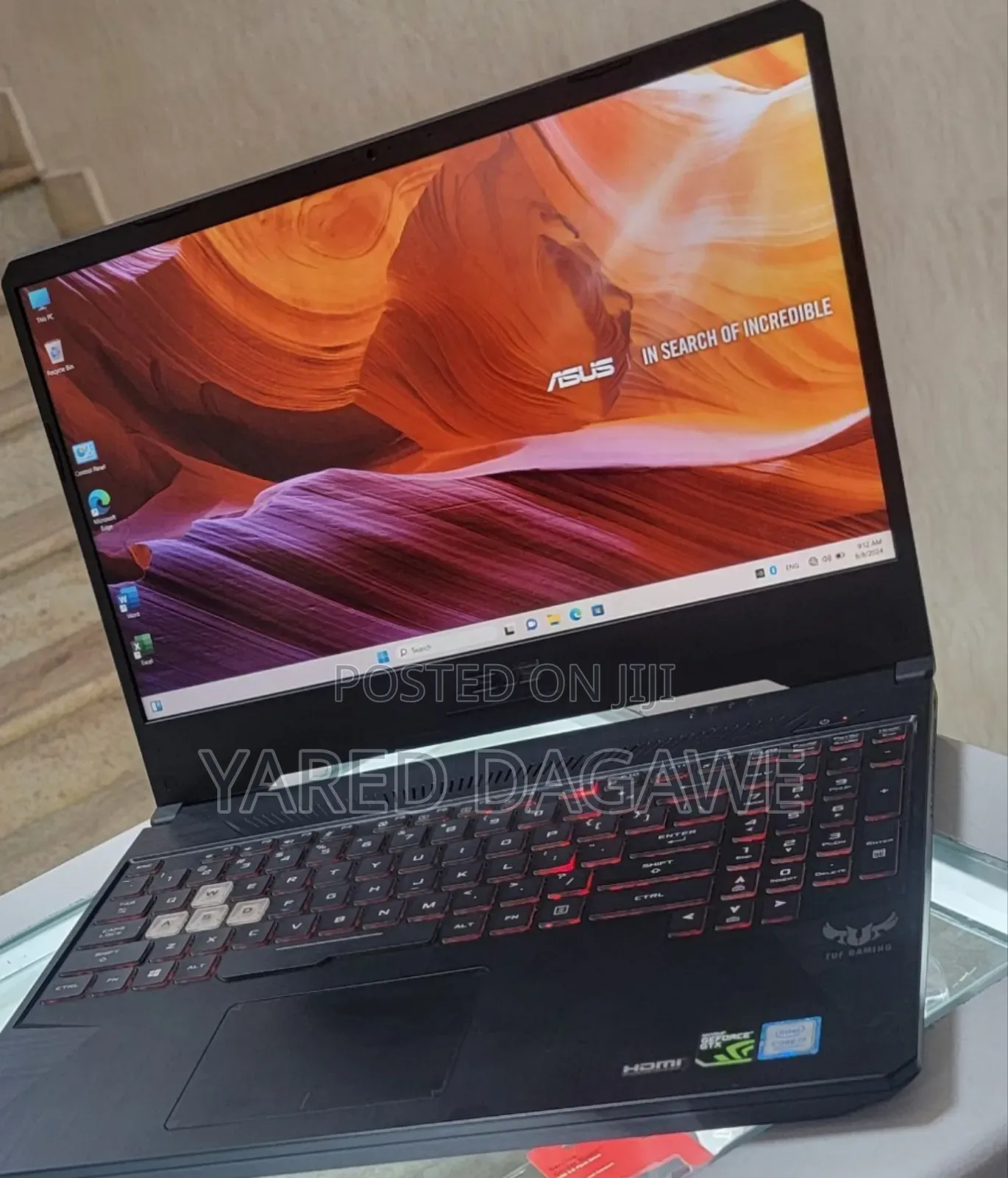 New Laptop Asus TUF Gaming FX504 16GB Intel Core I7 SSD 512GB