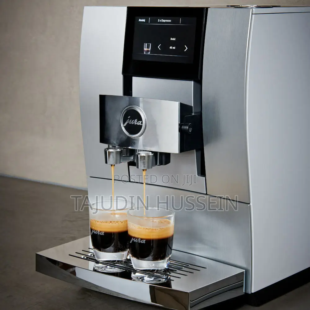 Newly Z10 Fully Automatic Coffee Machine Aluminum White With