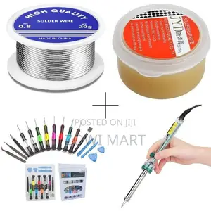 Photo - Soldering Wire+ JYD ZJ-18 Soldering Paste +Screwdriver
