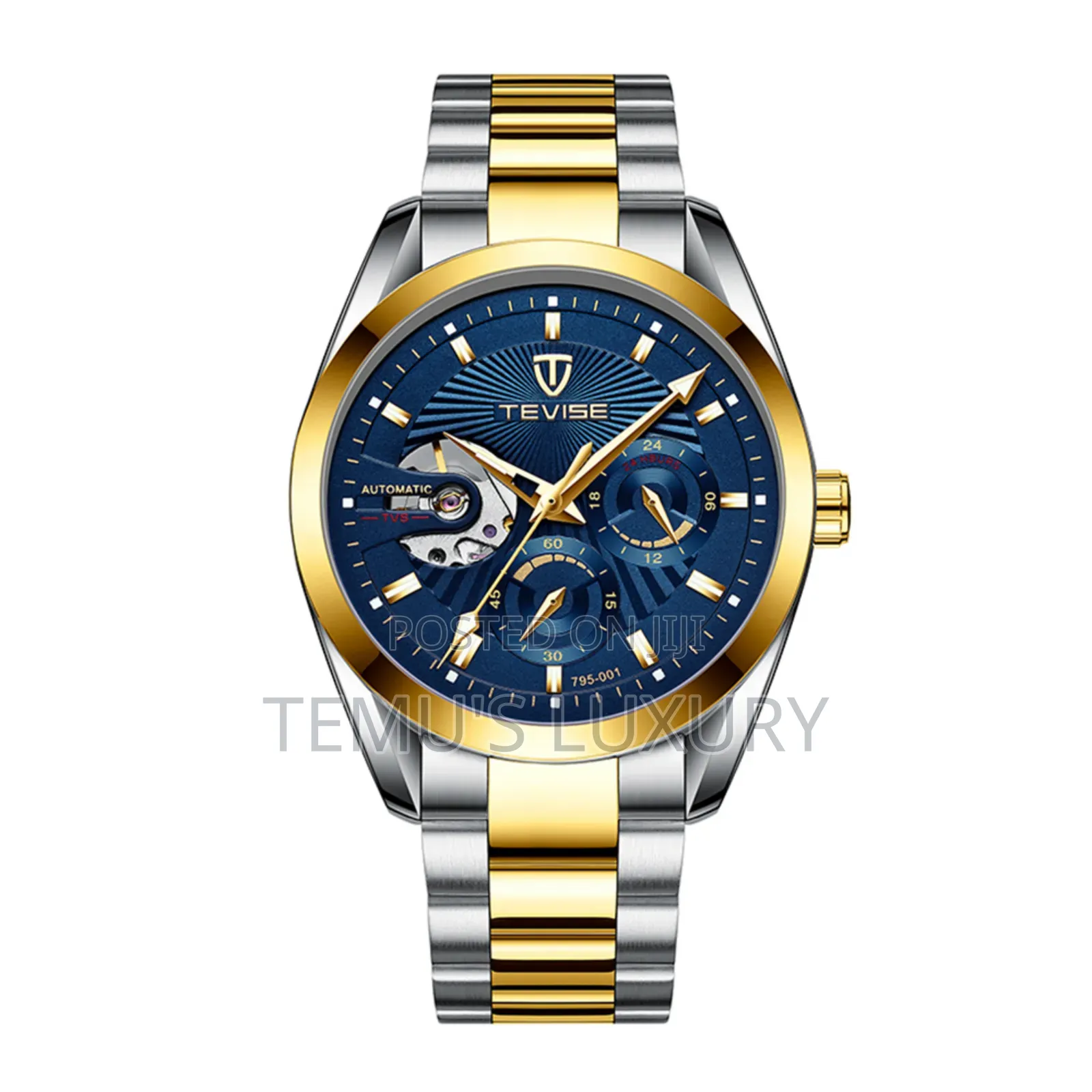 TEVISE Automatic Luxury Mechanical For Men Waterproof Watch