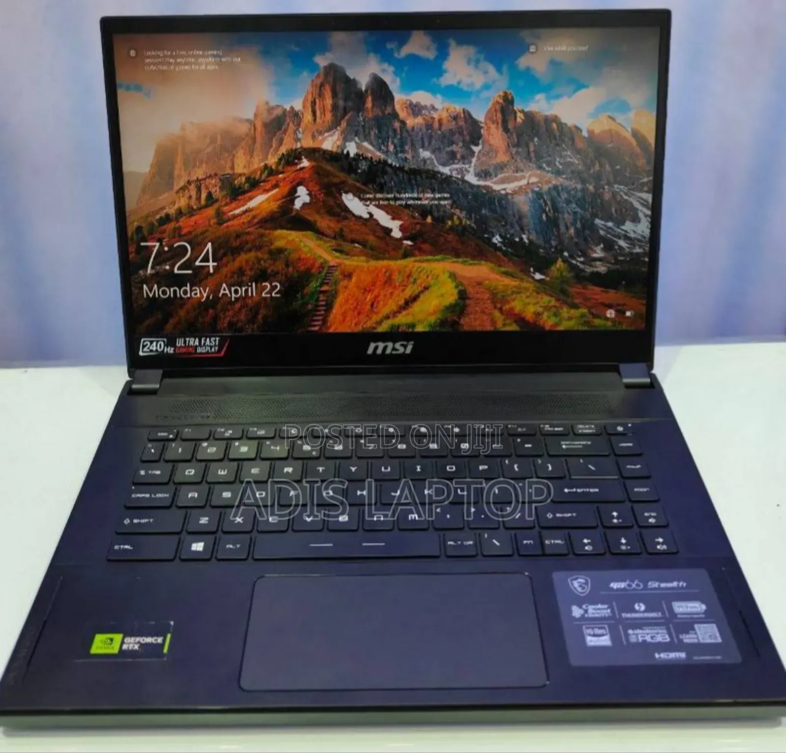 New Laptop MSI GS66 Stealth 10UG 32GB Intel Core I9 SSD 1T