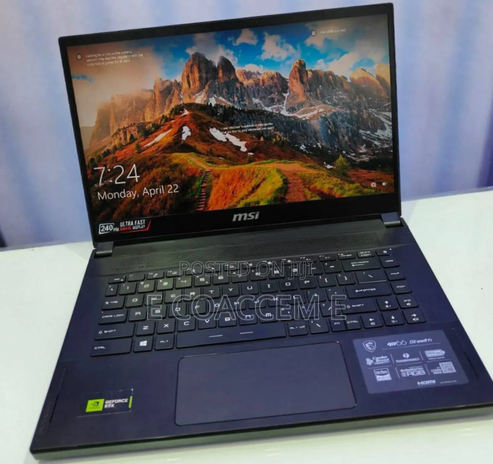 New Laptop MSI 32GB Intel Core I9 SSD 1T