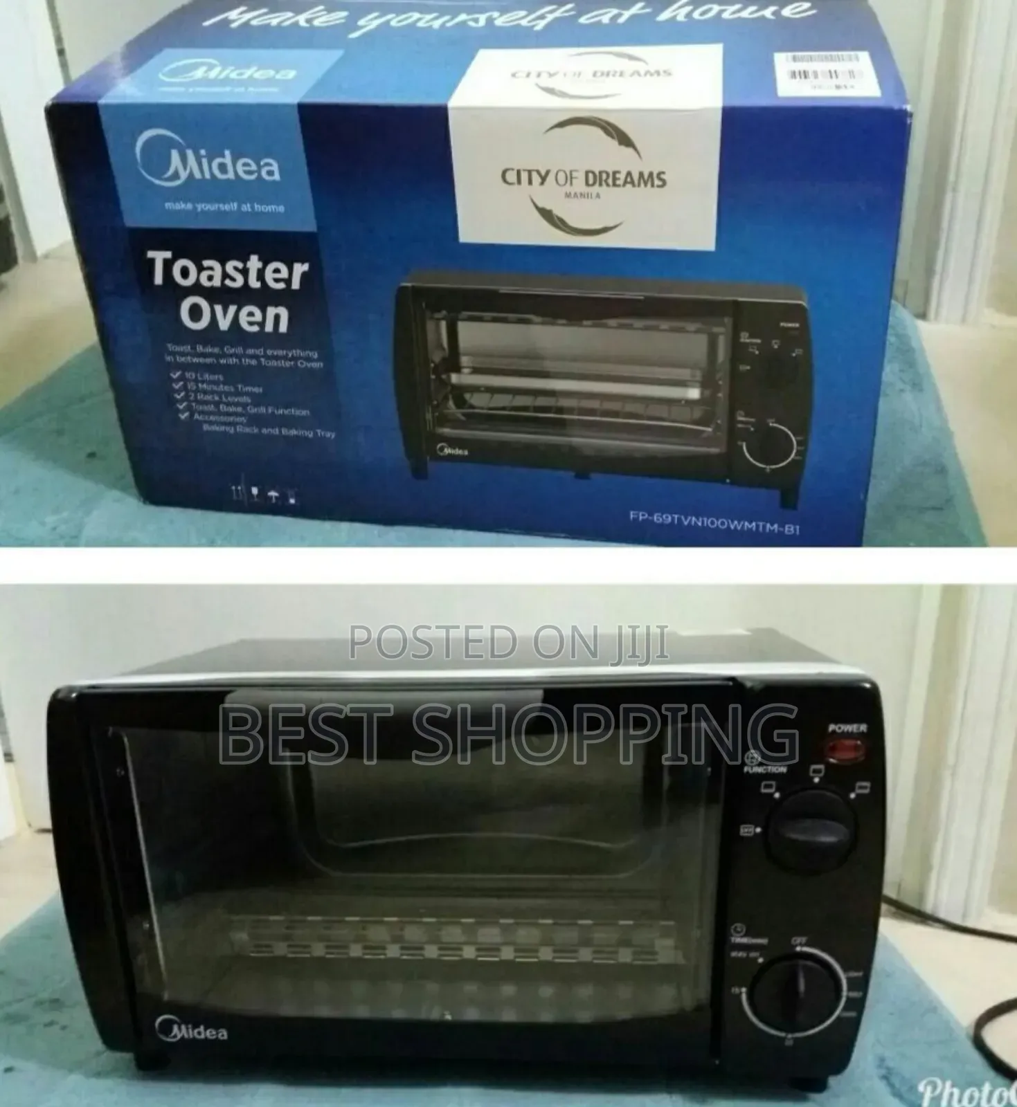 Midea Oven 10 Liter Bake, Cook and Grill