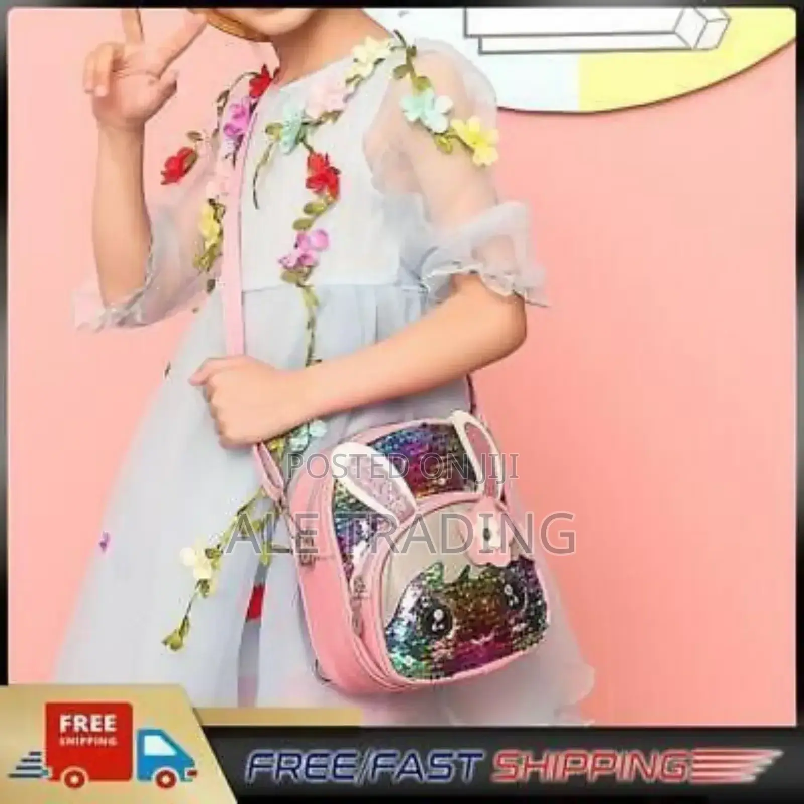 Sequin Bunny Rabbit Bag