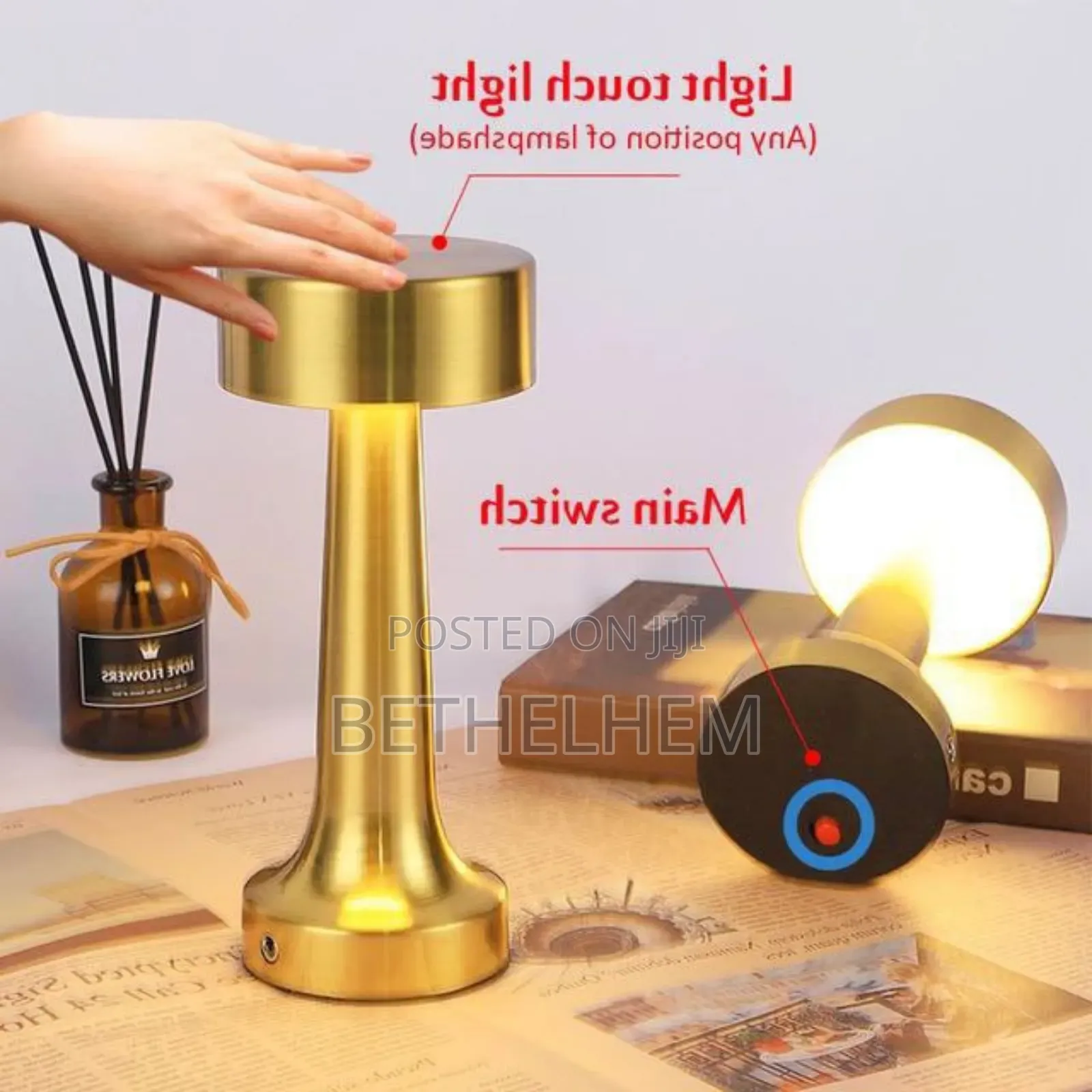 LED Crystal Table Lamp