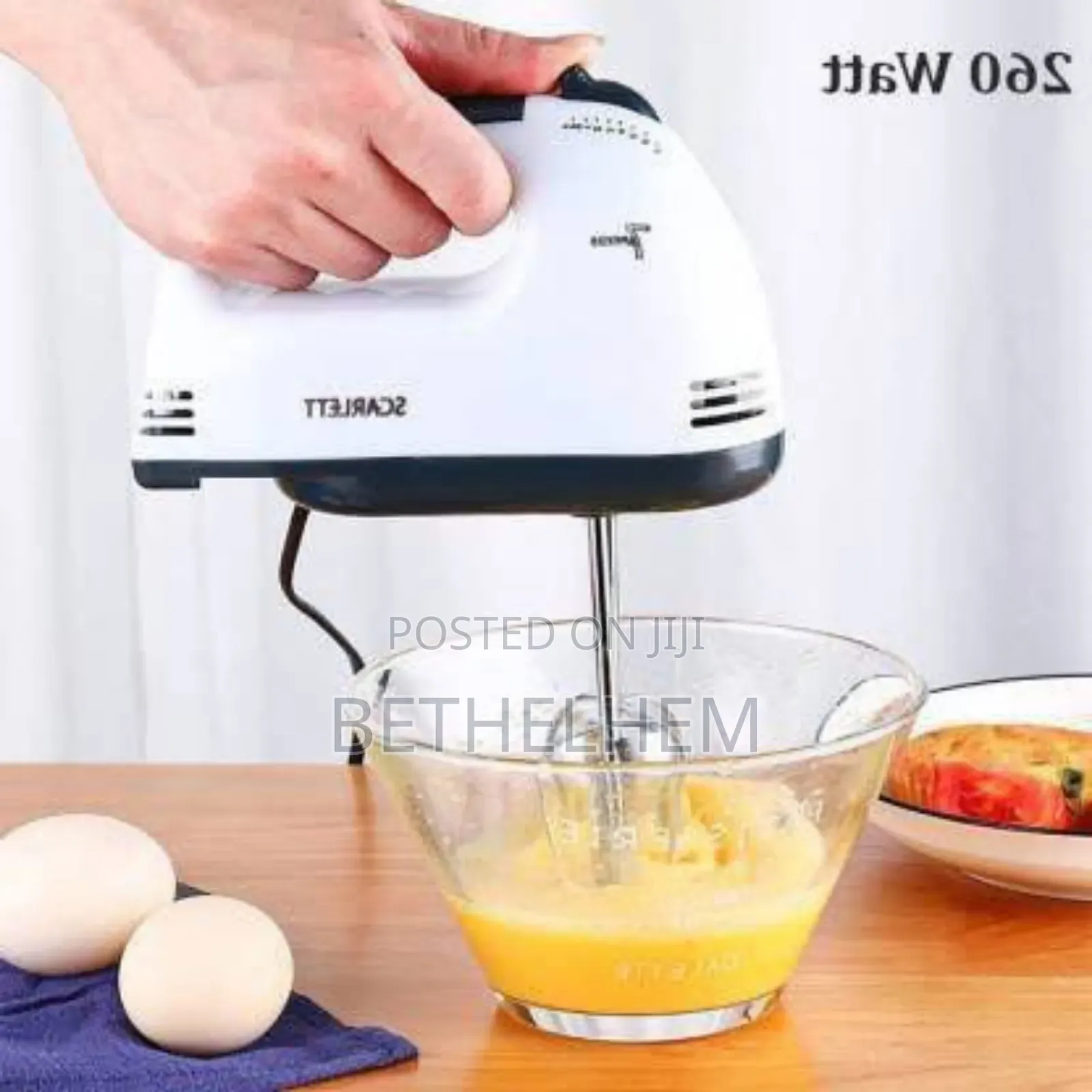 Scarlett Hand Mixer የእንቁላልና ሊጥ መምቻ