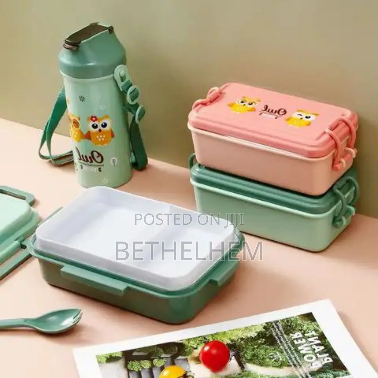 Kids Lunch Box With Water Bottle
