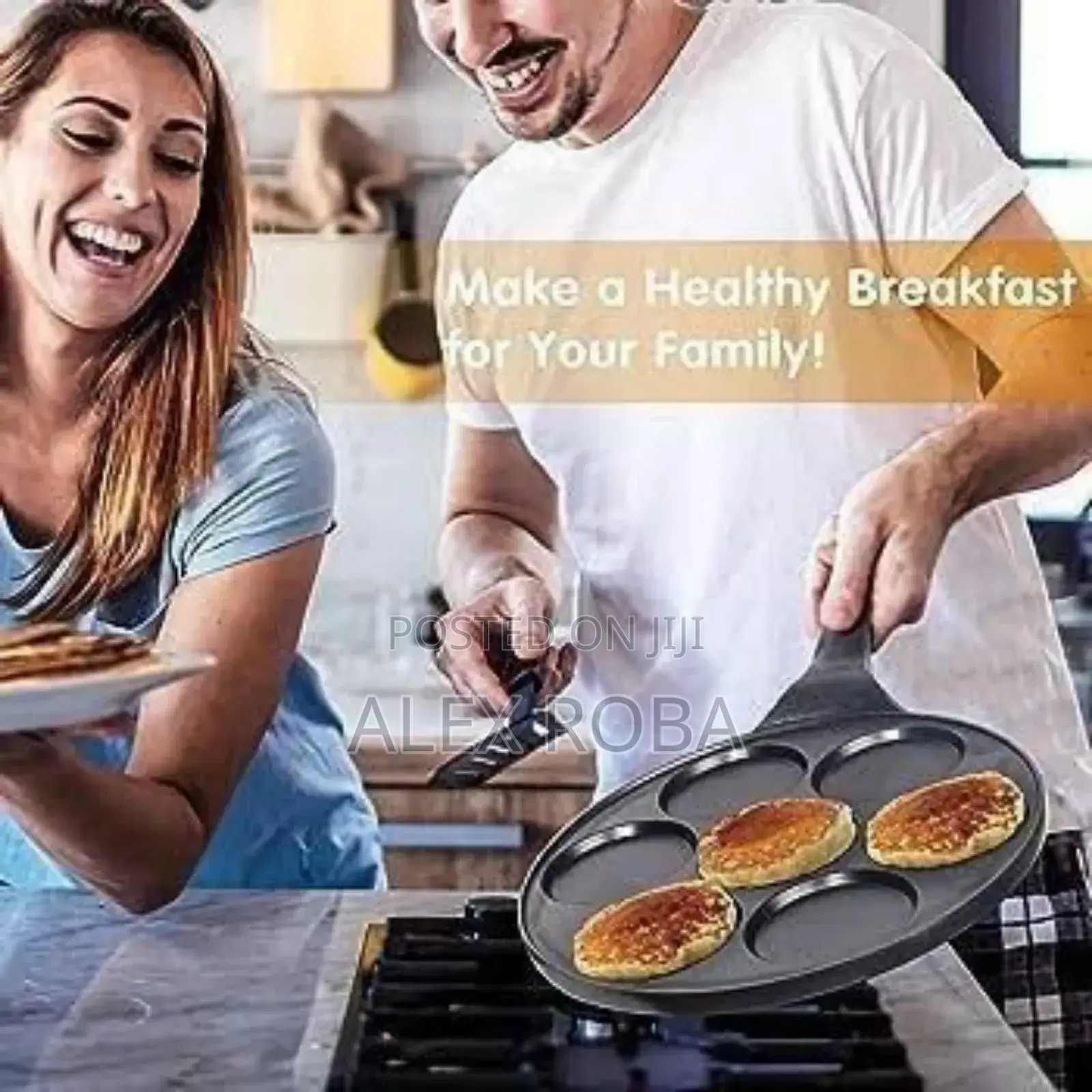 Smiley Face Non Stick Pancake Pan