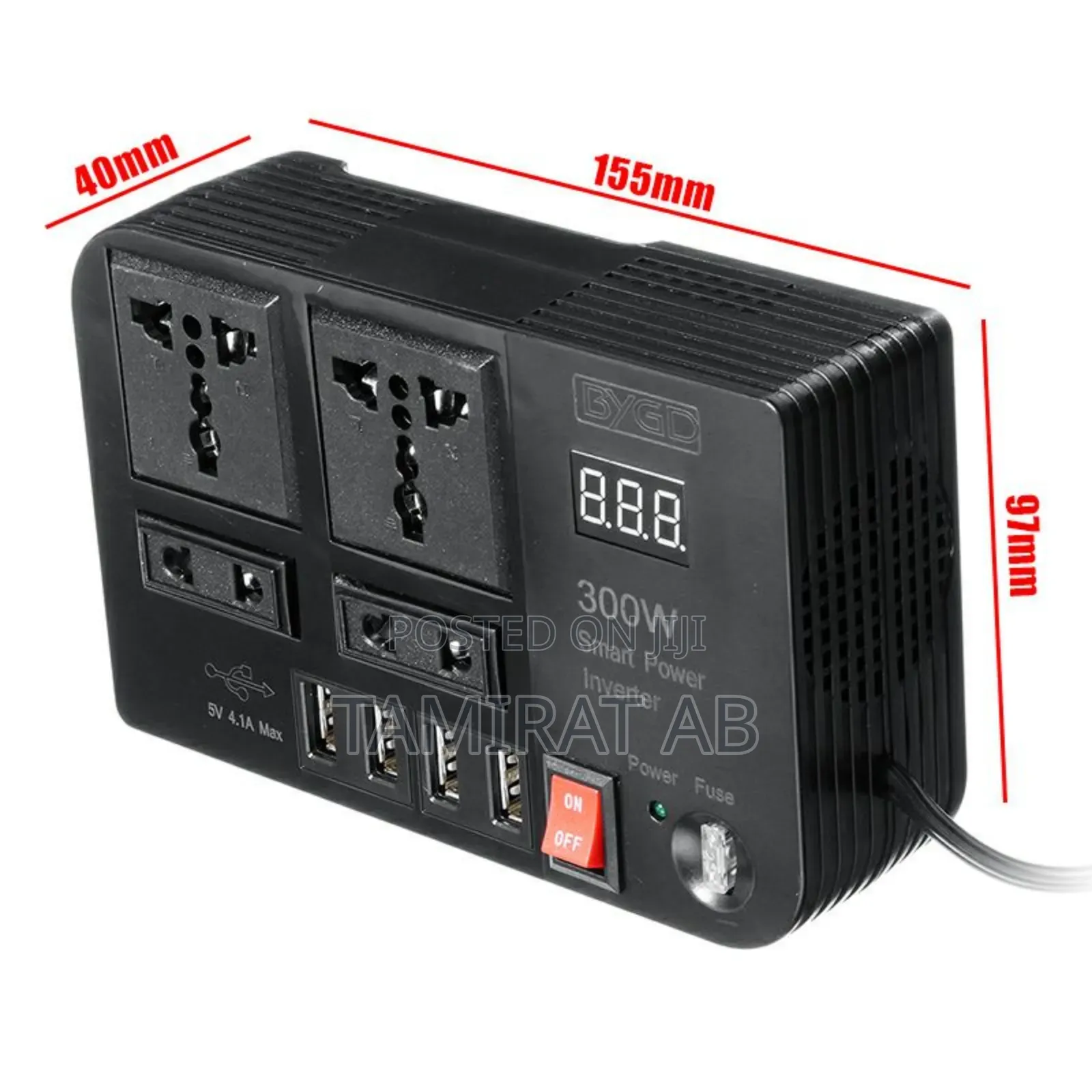 300W Power Inverter DC 12V to AC 220V Power Inverter