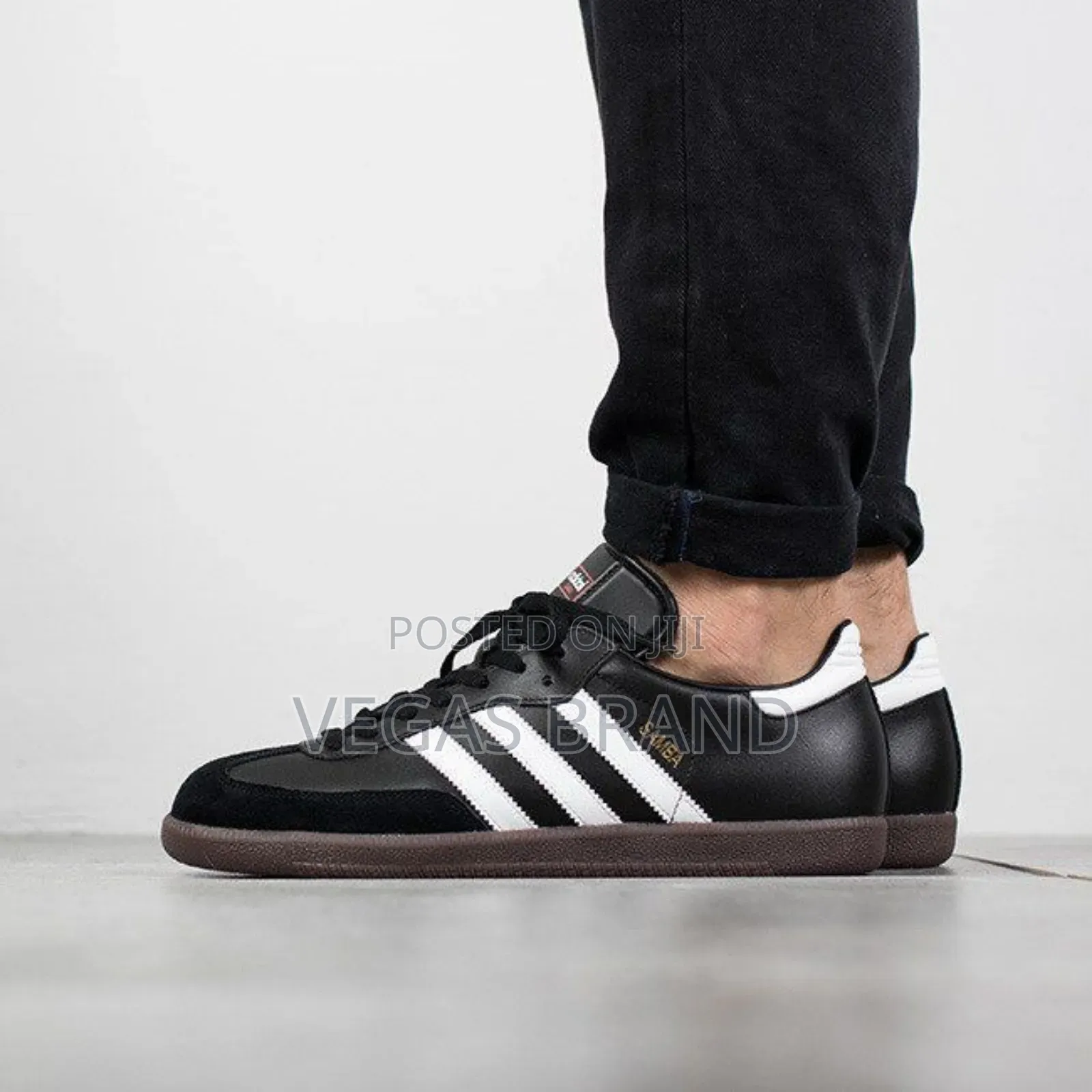 Adidas Samba Black White Striepe Super Master Quality Shoes