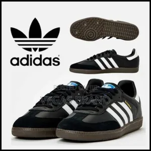 Adidas Samba Black White Striepe Super Master Quality Shoes