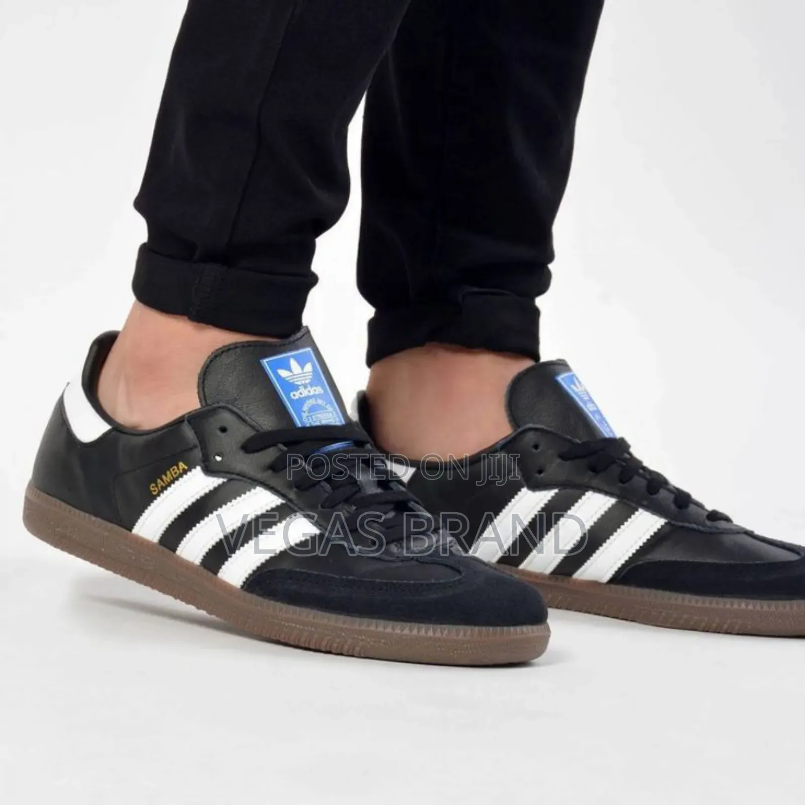 Adidas Samba Black White Striepe Super Master Quality Shoes