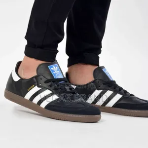 Photo - Adidas Samba Black White Striepe Super Master Quality Shoes