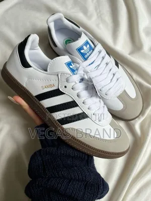 Photo - Adidas Samba White Black Stripe Super Master Quality Shoes