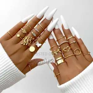 Golden Ring Set (22 Piece)