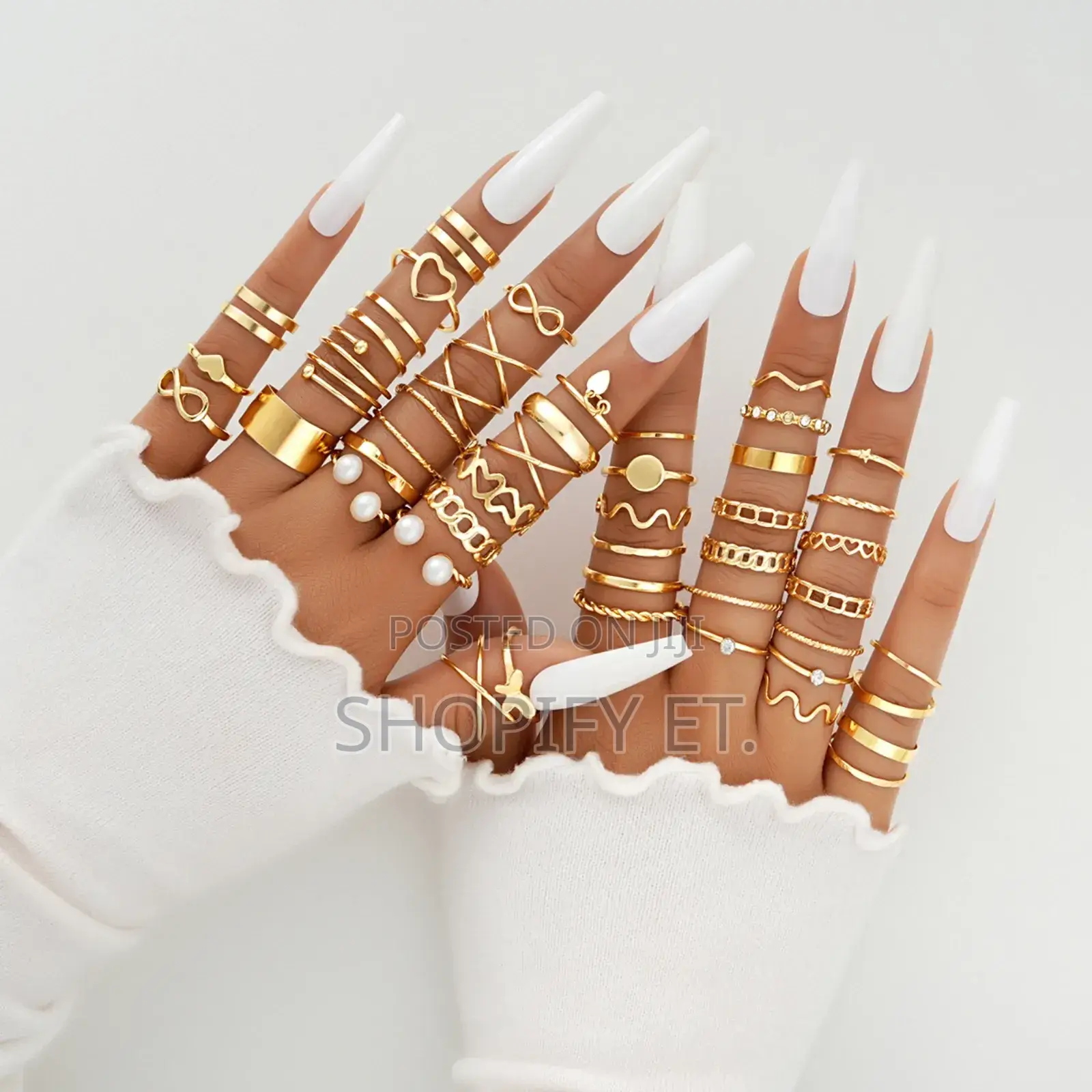Golden Ring Set (22 Piece)