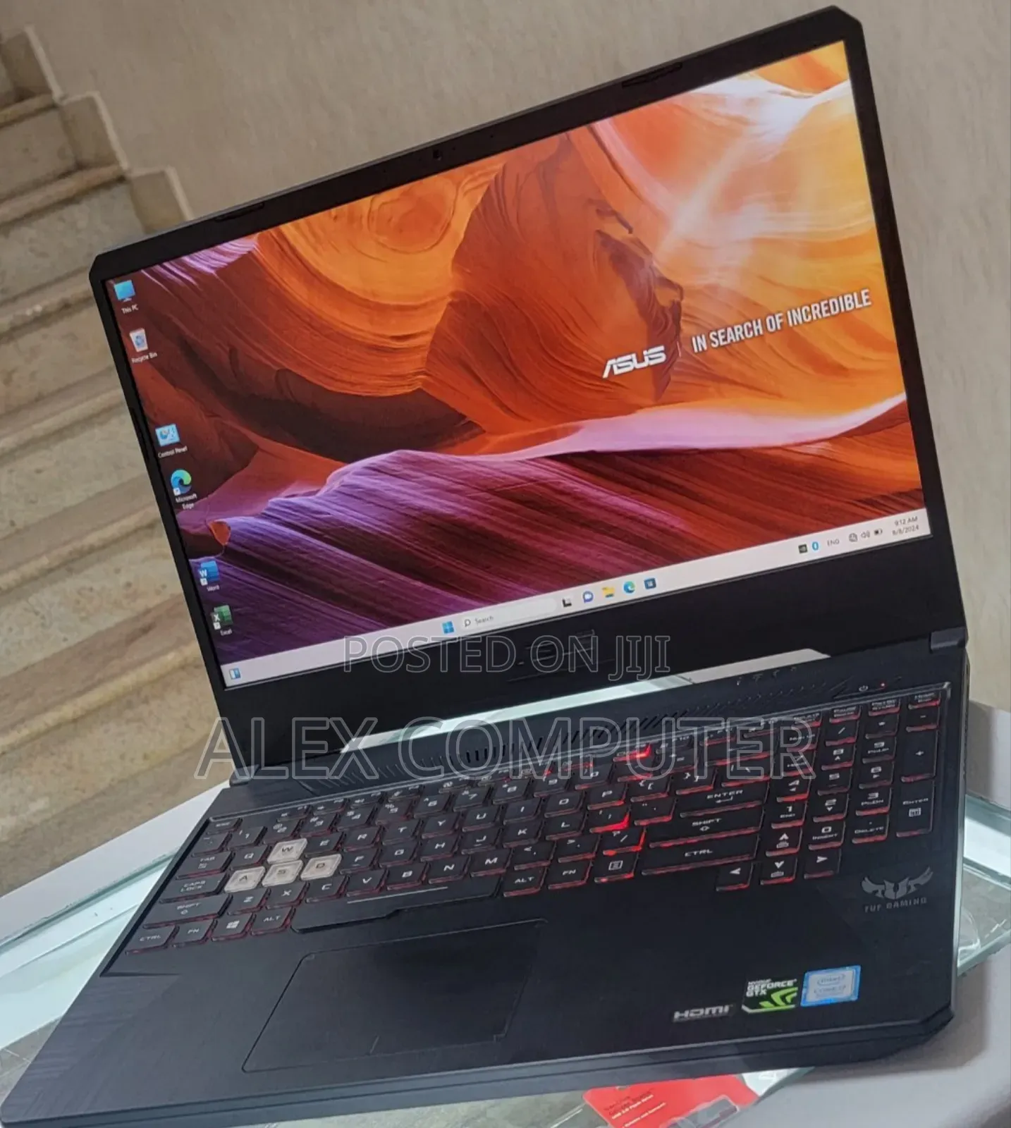 New Laptop Asus TUF Gaming A15 16GB Intel Core I7 SSD 512GB