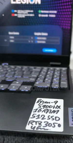 New Laptop Lenovo Legion 5 16GB AMD Ryzen 9 SSD 512GB