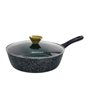 Momcoc Deep Fry Pan With Lid