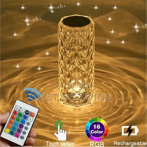 Photo - Rose Diamond Table Lamp