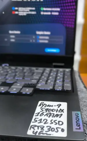 New Laptop Lenovo Legion 5 16GB AMD Ryzen 9 SSD 512GB