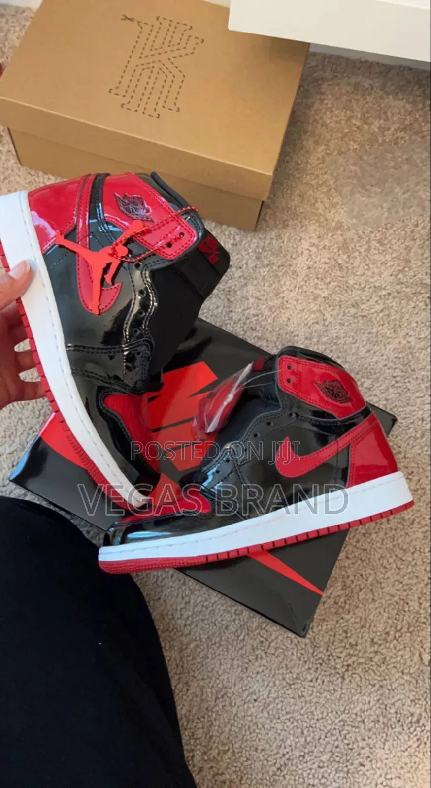 Air Jordan 1 Retro Patent Bred Master Quality Shoes