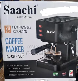 Saachi Coffee Maker. 20 Bar