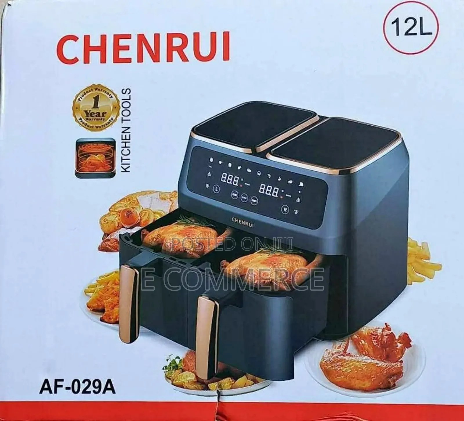 Chenrui Digital Double Air Fryer 12L
