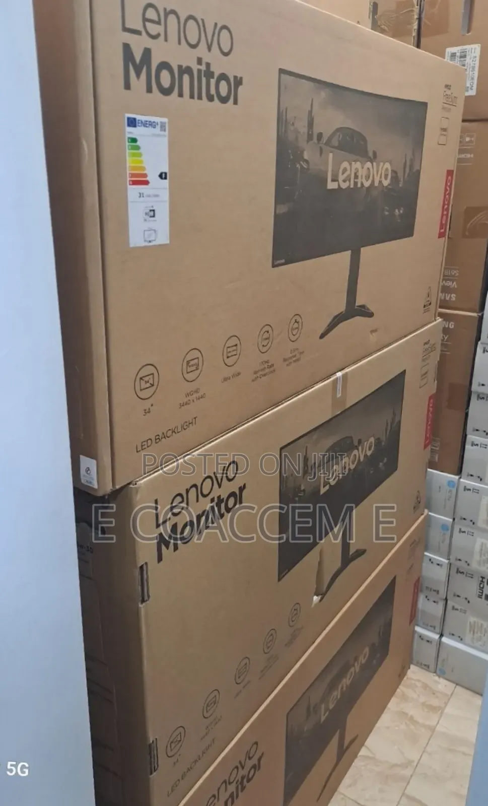 Lenovo 34 (86.36cm) 21:9 Curved Ultrawide