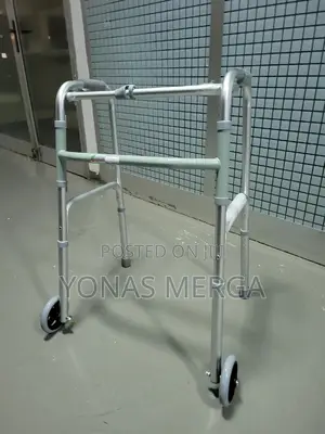 Foldable Walker and Stick WS 009 (COMBO PACK )For Men/Women