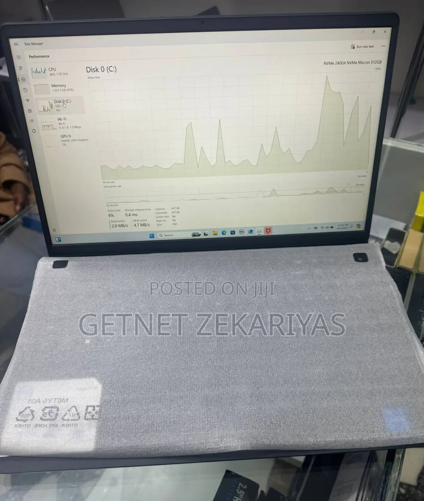 New Laptop Dell Inspiron 15 8GB Intel Core I5 SSD 512GB