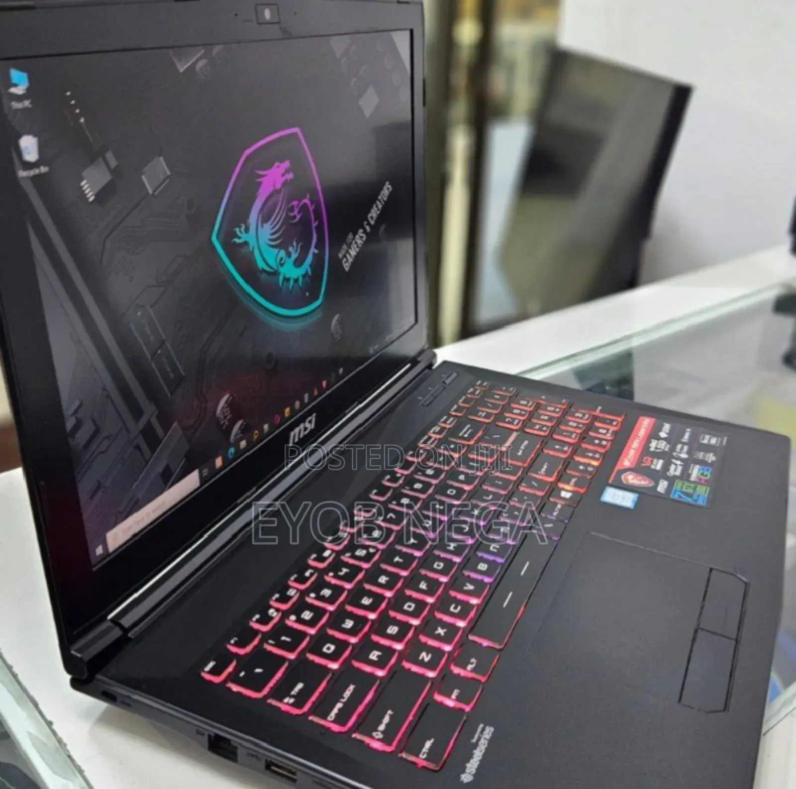 New Laptop MSI GF63 8GB Intel Core I7 HDD+SSD 1.5T