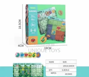 Sudoku Puzzle Card Board Game: Intelligence Game