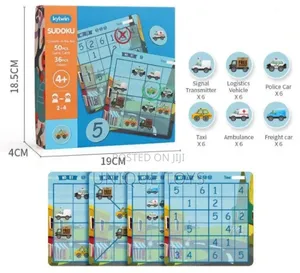 Sudoku Puzzle Card Board Game: Intelligence Game