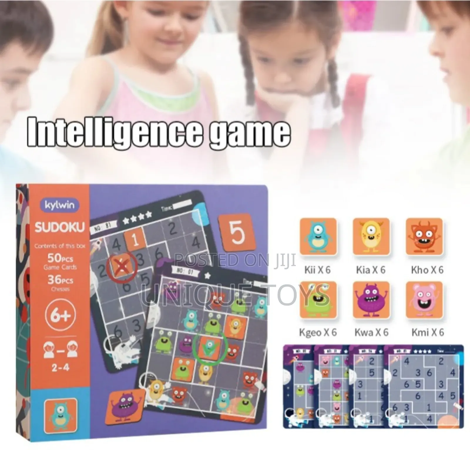 Sudoku Puzzle Card Board Game: Intelligence Game