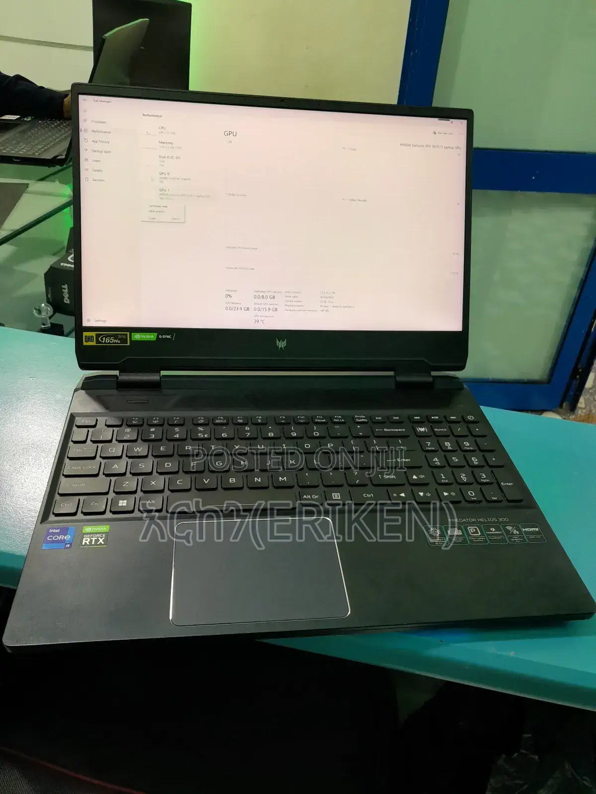 New Laptop Acer Predator Helios 300 32GB Intel Core I9 SSD 1T