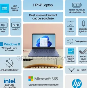 New Laptop HP 4GB Intel Core 2 Quad SSD 72GB