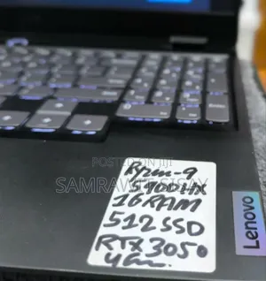 New Laptop Lenovo Legion Y530 16GB AMD Ryzen 9 SSD 512GB