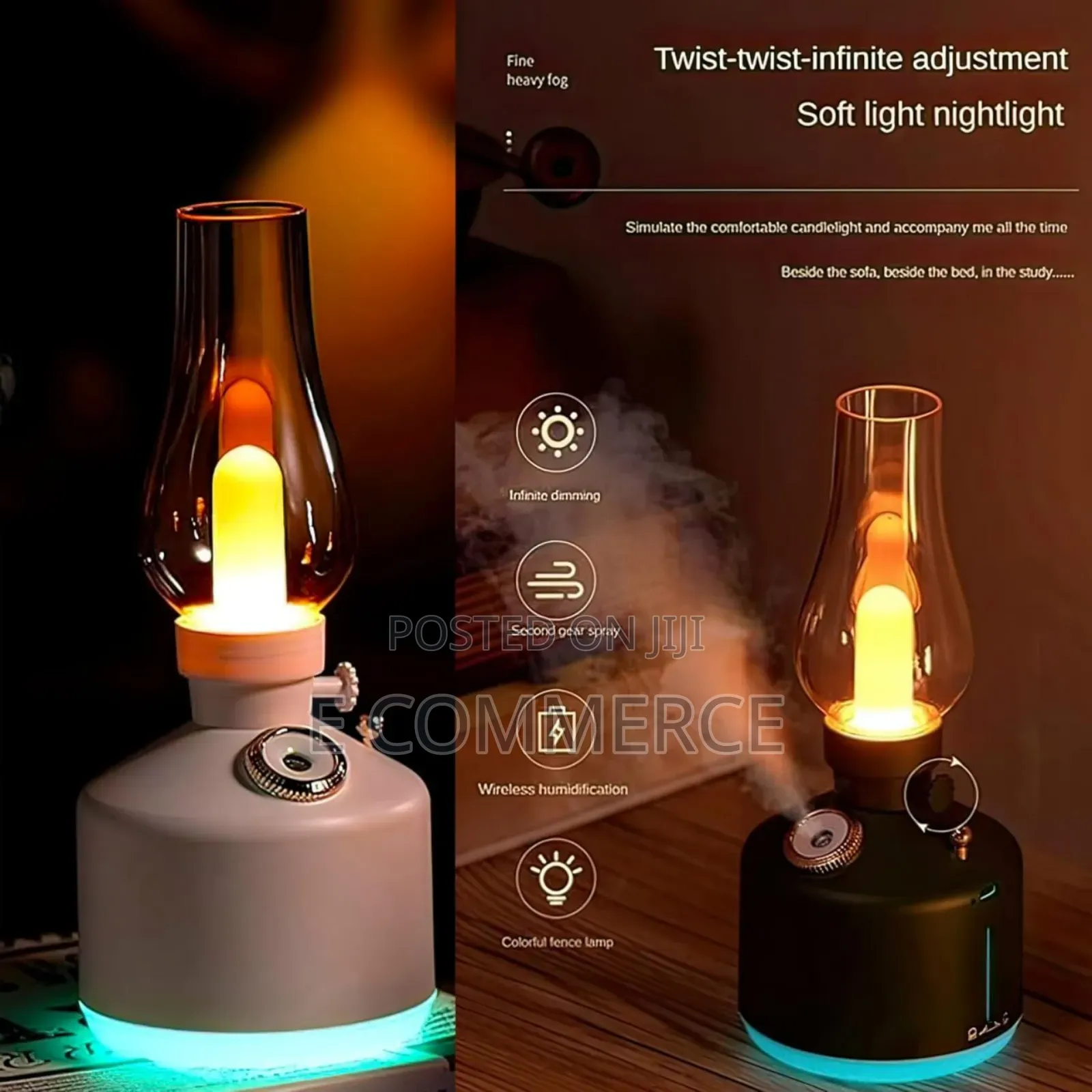 Rechargeable Vintage Lamp Humidifier