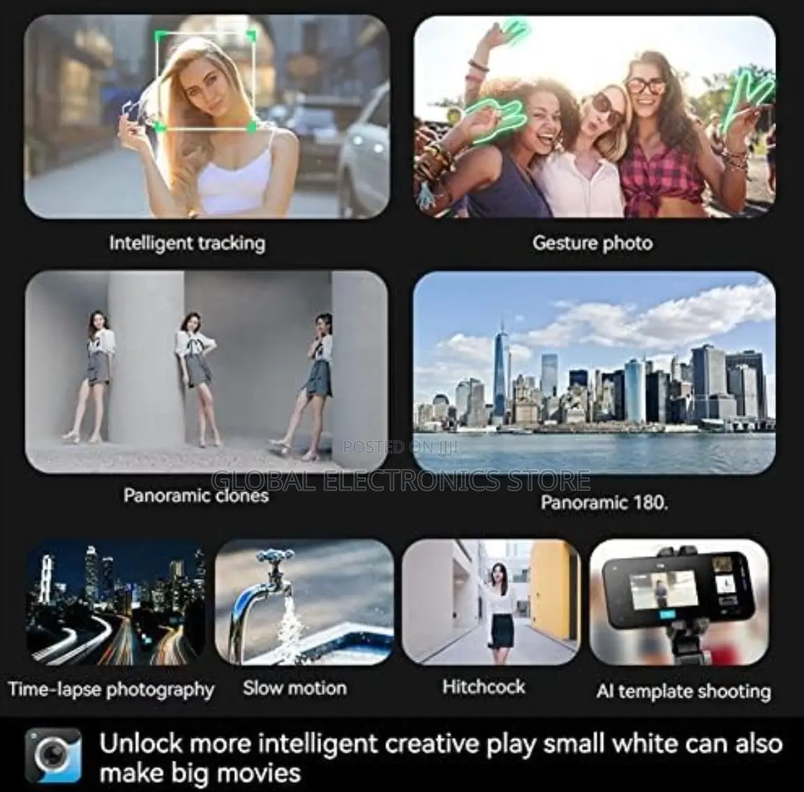 Original Gimbal Stabilizer and Tripod With Fill Light