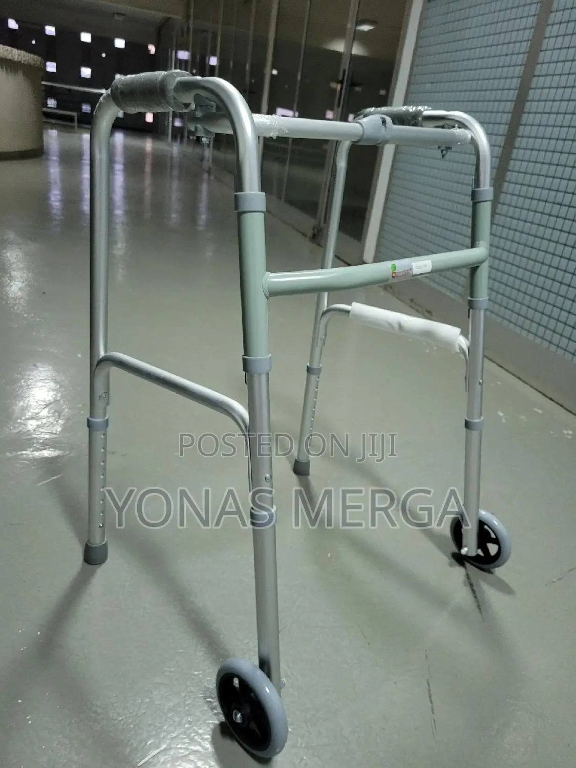 Walker Four-Legged Walker Non-Slip Walking Stick W/ Hospital