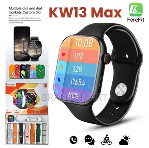 Photo - 7 ማሰሪያ ያለው KEQIWEAR Germany Series 9 Smart Watch KW13 Max