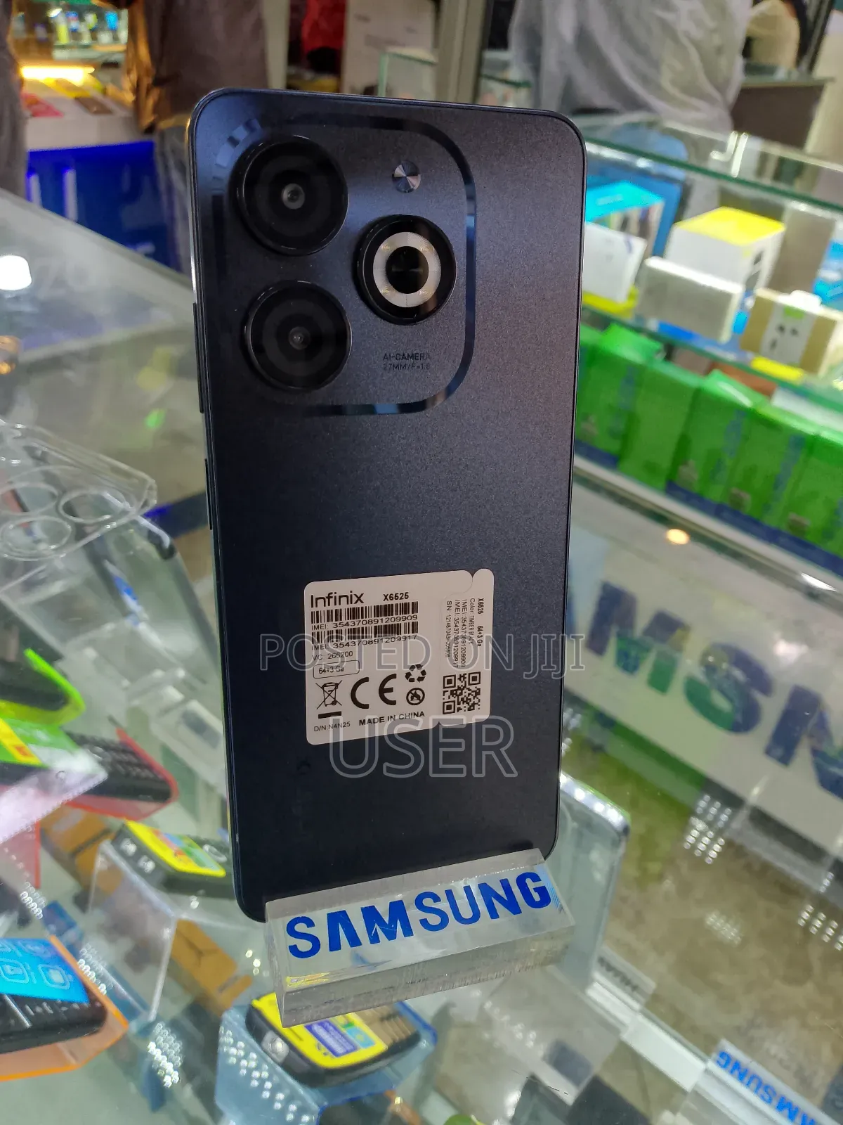 New Infinix Smart 8 64 GB Black