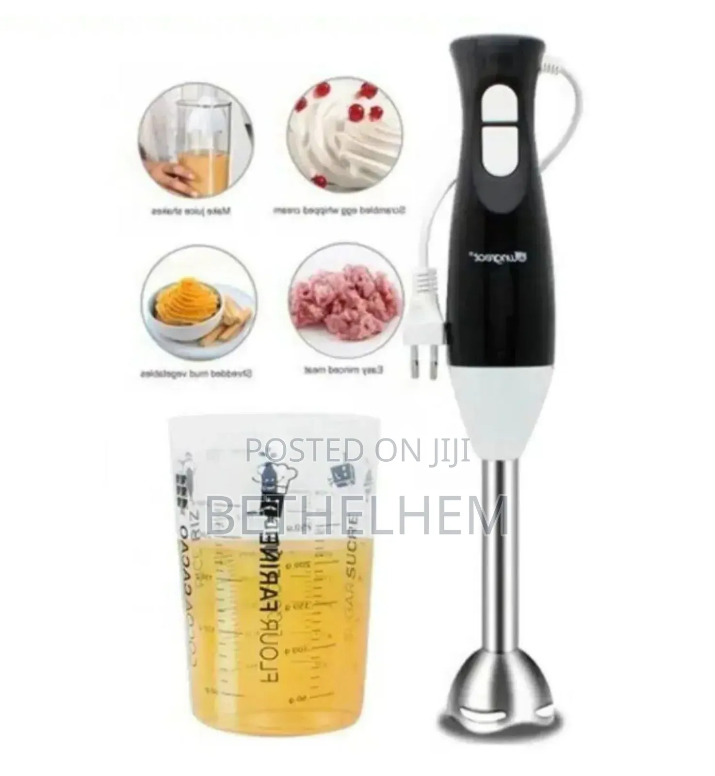 Blender 
  የእንቁላል የሾርባ እንዲሁም የህፃናት ምግብ መፍጫ ስቲክ ብሌንደር