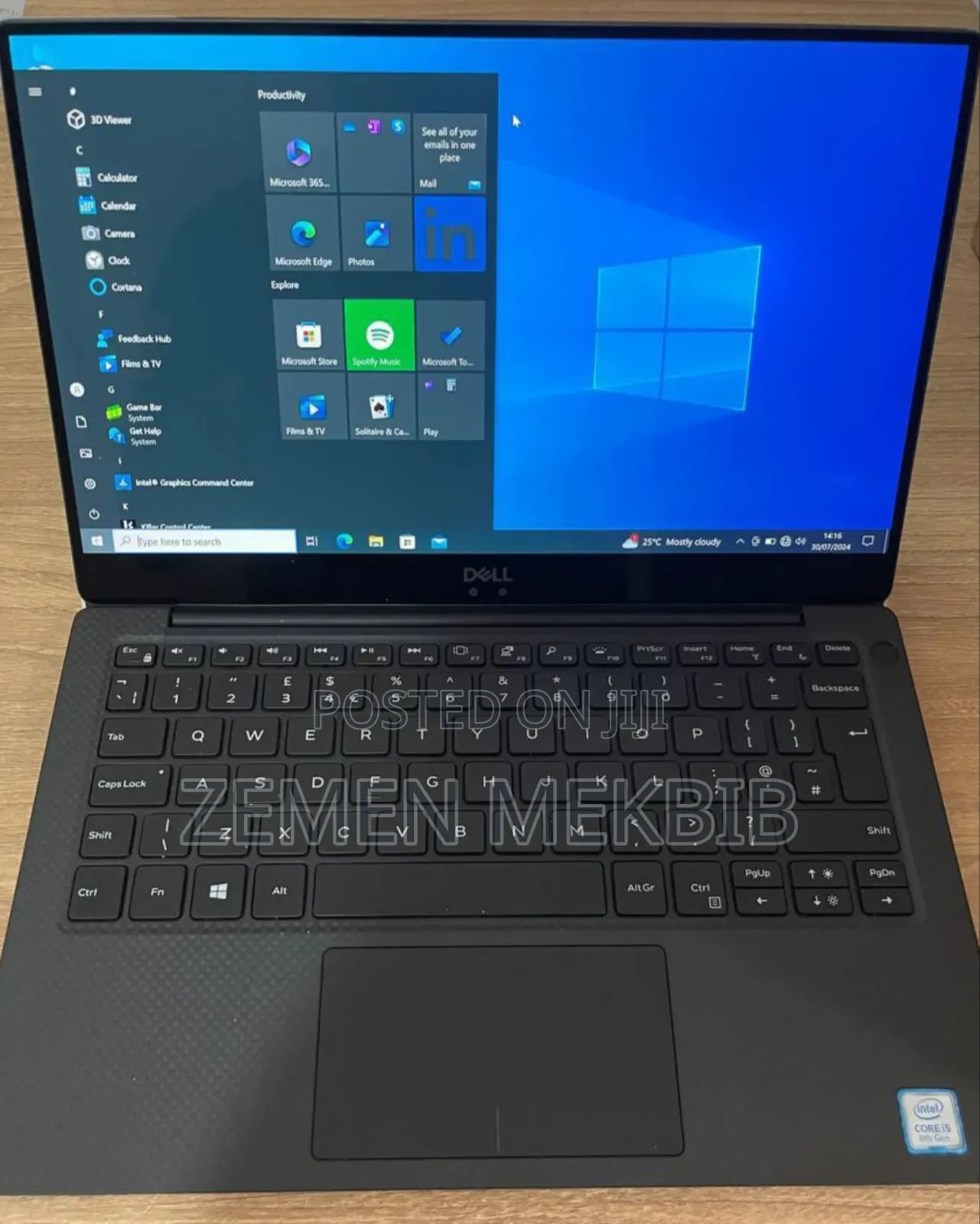 New Laptop Dell XPS 15 8GB Intel Core I5 SSD 256GB