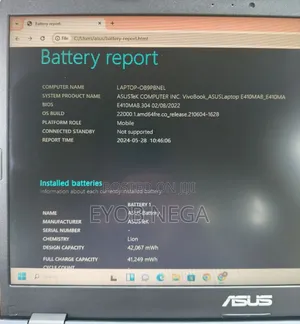 New Laptop Asus VivoBook 15 X510UQ 4GB Intel Celeron SSD 60GB