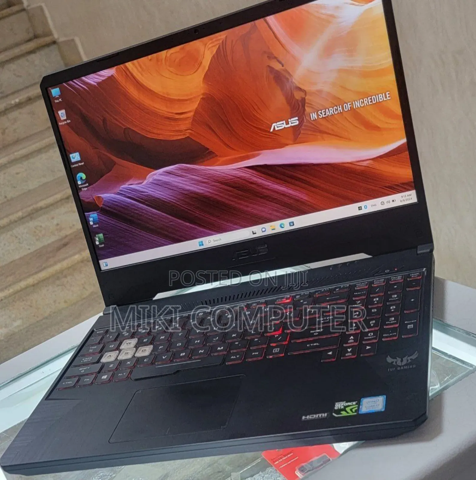 New Laptop Asus TUF Gaming A15 16GB Intel Core I7 SSD 512GB